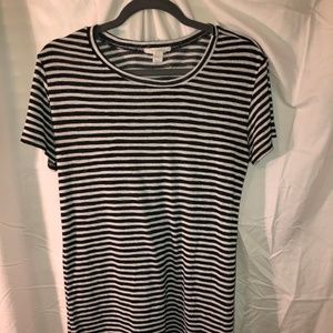 forever 21 striped t-shirt dress